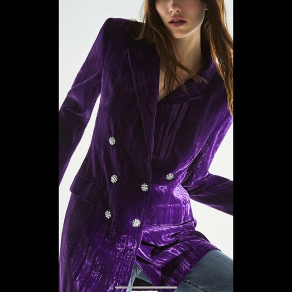 Zara Velvet blazer dress - Picture 3 of 11